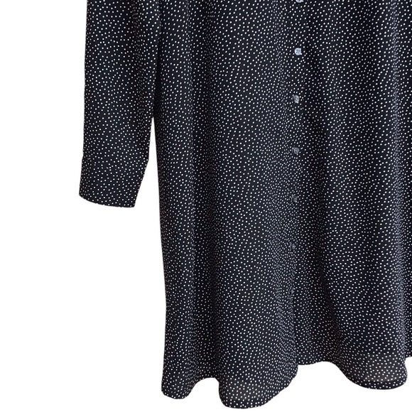 J Crew Black White Polka Dot Shift Dress  Size XS - Picture 11 of 11